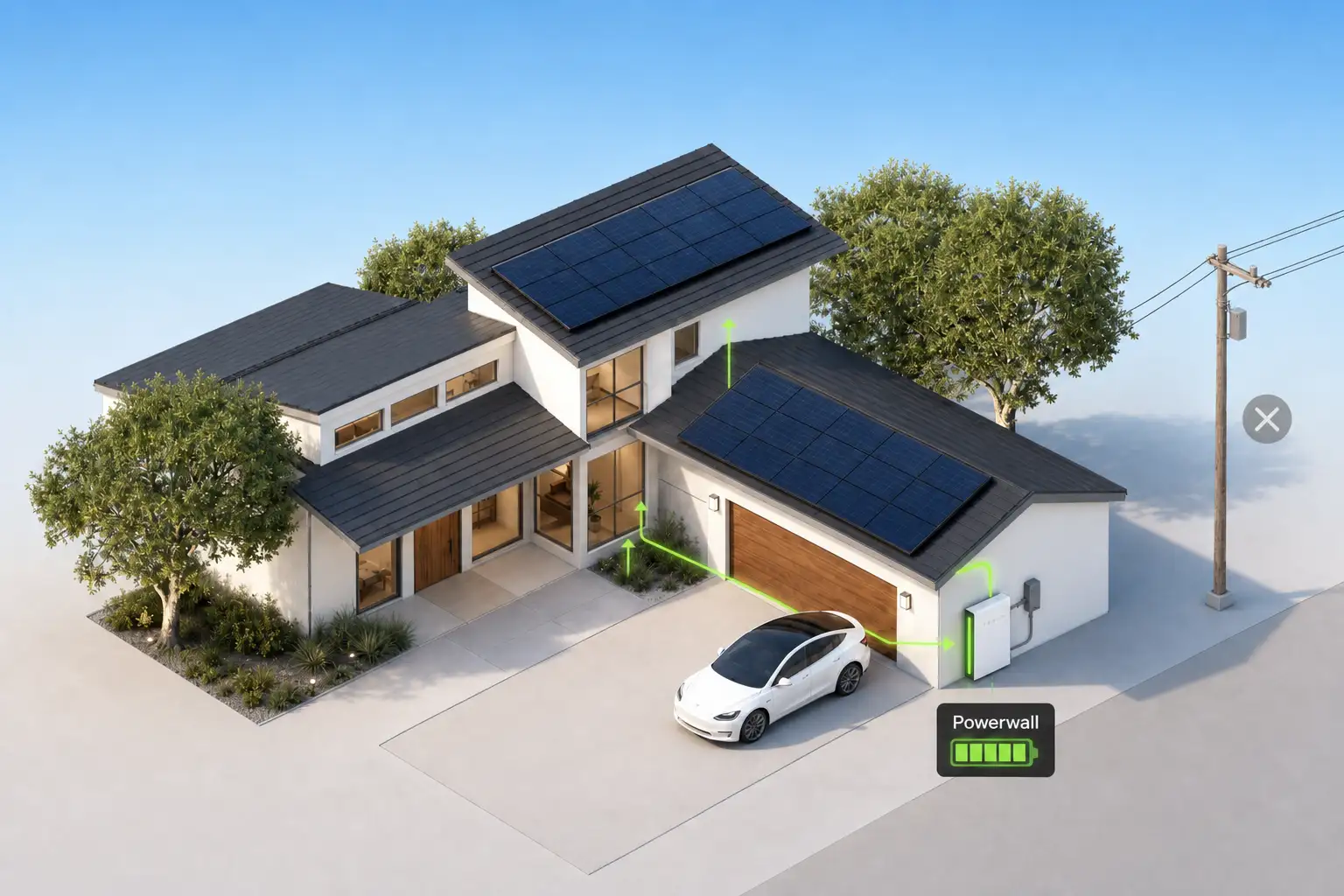 Kit SunPower 6 kWp + Tesla Powerwall 3 da 14 kWh