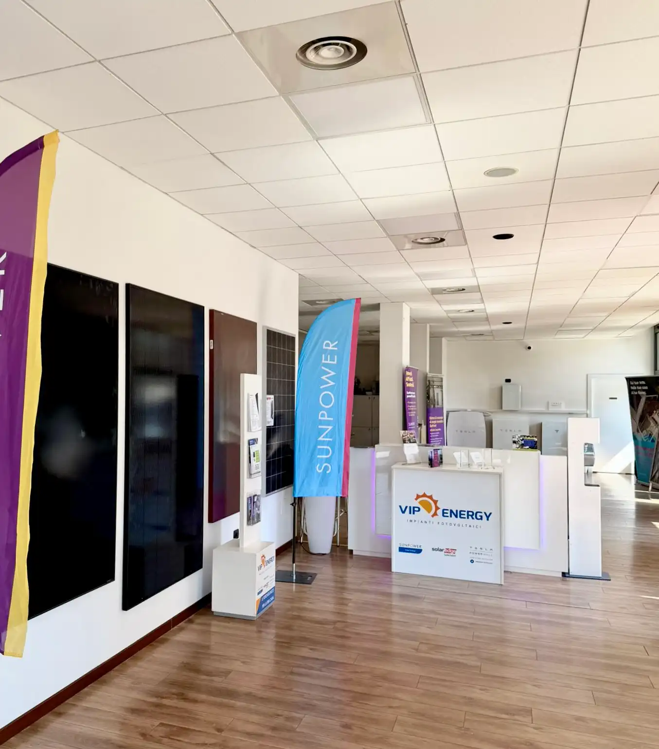 Show-room Vip Energy Verona - pannelli fotovoltaici